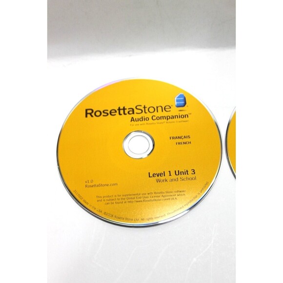 Rosetta Stone French Level 1 Basics Greetings Units 1 to 4 Audio CD No Headset - Picture 16 of 16